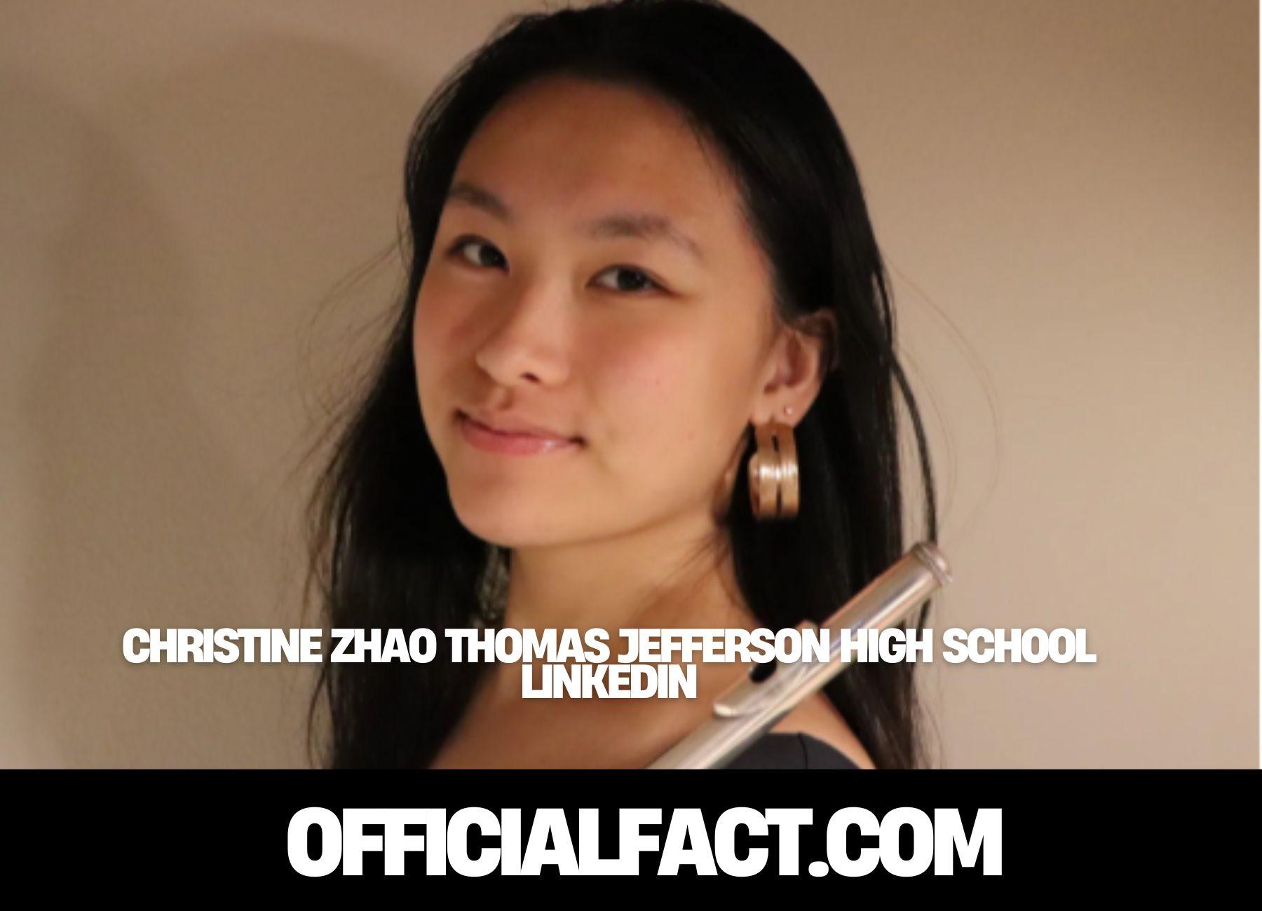 Christine Zhao Thomas Jefferson High School LinkedIn